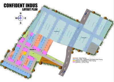 Project Image of 1200.0 - 2400.0 Sq.ft Residential Plot Plot for buy in Confident Indus