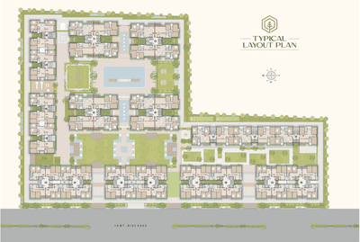 Project Image of 764.0 - 1231.5 Sq.ft 2 BHK Apartment for buy in Millennium Park