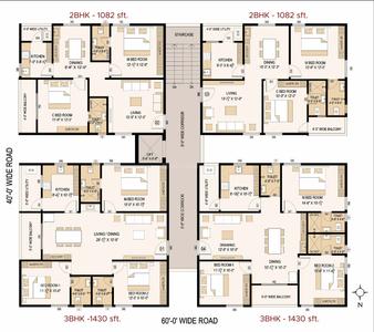 Project Image of 1082.0 - 1430.0 Sq.ft 2 BHK Apartment for buy in Padma Pujithas Sree Nilayam