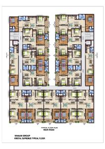 Project Image of 750.0 - 1550.0 Sq.ft 1 BHK Apartment for buy in Vihaan Krystal Supremus