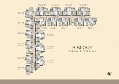 Project Image of 504.0 - 600.0 Sq.ft 2 BHK Apartment for buy in Arboretum Gemini Aster