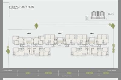 Project Image of 683.0 - 856.0 Sq.ft 2 BHK Apartment for buy in Darshanam Hyde Park