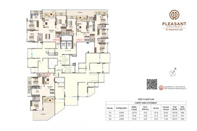 Project Image of 1537.0 - 2782.0 Sq.ft 2 BHK Apartment for buy in Shree Venkatesh Pleasant