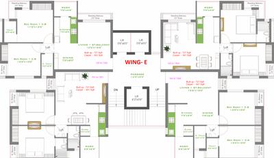 Project Image of 551.0 - 721.61 Sq.ft 2 BHK Apartment for buy in Sky Heights
