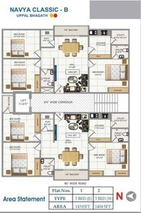 S S Navya Classic Cluster Plan 1
