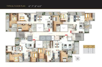 Project Image of 1822.0 - 2243.0 Sq.ft 3 BHK Apartment for buy in RIDDHI SIDDHI III