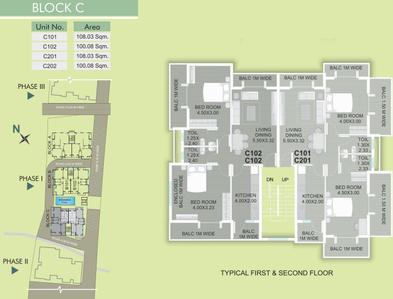 Project Image of 850.0 - 1232.0 Sq.ft 2 BHK Apartment for buy in Saldanha Green Valley Phase 1