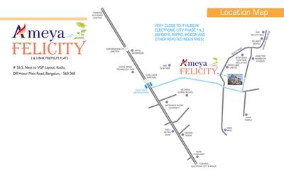 Project Image of 1120.0 - 1495.0 Sq.ft 2 BHK Apartment for buy in Ameya Felicity