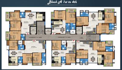 Project Image of 476.0 - 1548.0 Sq.ft 1 BHK Apartment for buy in M Tech Skyway Residency
