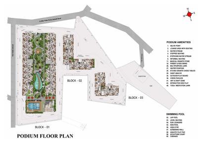 Project Image of 1057.0 - 2428.0 Sq.ft 2 BHK Apartment for buy in Casagrand Zodiac