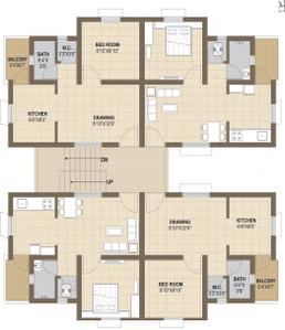 Project Image of 0.0 - 468.23 Sq.ft 1 BHK Apartment for buy in Shri Jannat City Part D