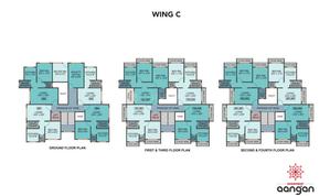 Project Image of 256.0 - 296.0 Sq.ft 1 BHK Apartment for buy in Samarth Shashwat Aangan Building Wing A And C