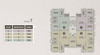 Project Image of 800.0 - 1360.0 Sq.ft 2 BHK Apartment for buy in Tirupati Paradise