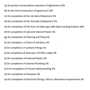 Shree Varadvinayak Morya Heights Construction Linked Payment (CLP) 1