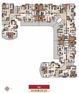 Project Image of 1087.0 - 2023.0 Sq.ft 2 BHK Apartment for buy in SIS Florence