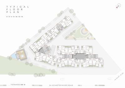 Project Image of 844.21 - 867.89 Sq.ft 3 BHK Apartment for buy in Zillion Splendid 2