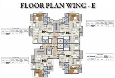Project Image of 606.44 - 1074.35 Sq.ft 1 BHK Apartment for buy in Ajmera Marina
