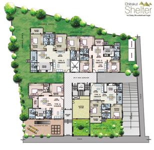 Project Image of 1125.0 - 2080.0 Sq.ft 2 BHK Apartment for buy in Chitrakut Shelter