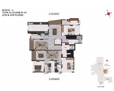 Project Image of 2192.0 - 4677.0 Sq.ft 3 BHK Apartment for buy in Casagrand Vienna