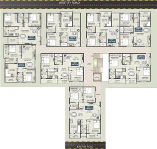 Project Image of 770.0 - 1155.0 Sq.ft 2 BHK Apartment for buy in Shivaganga Harmony