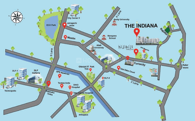 Project Image of 1050 Sq.ft 3 BHK Apartment / Flat for sale in New Town for Rs. 5100000