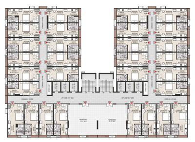 Project Image of 451.64 - 518.91 Sq.ft Studio Studio Apartment for buy in Raja Mato Shree Raghuvansham