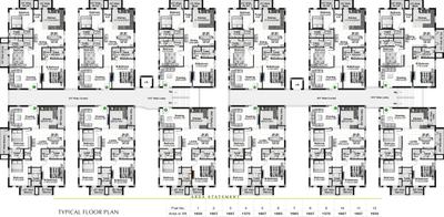 Project Image of 968.0 - 1009.0 Sq.ft 3 BHK Apartment for buy in Aryamitra Group Oak Tree