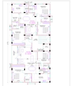 Ramaniyam Bhagirathi Bhagirathi Cluster Plan for 2nd Floor 1