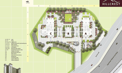 Project Image of 857.88 - 1184.78 Sq.ft 2 BHK Apartment for buy in Hubtown Hillcrest C Wing