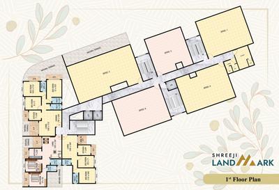 Project Image of 910.0 - 1370.0 Sq.ft 2 BHK Apartment for buy in Shreeji Landmark Phase 1