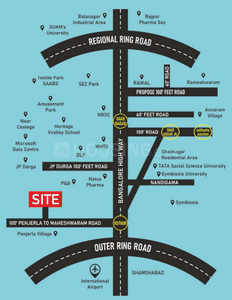 Project Image of 275 Sq.ft Residential Plot / Land for sale in Kothur for Rs. 4600000