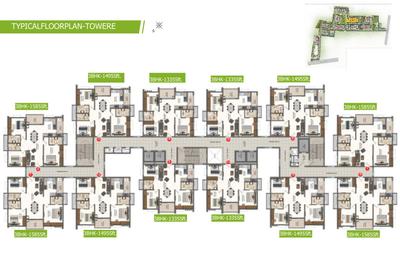 Project Image of 1335.0 - 2400.0 Sq.ft 3 BHK Apartment for buy in Pavani Mirabilia Phase II