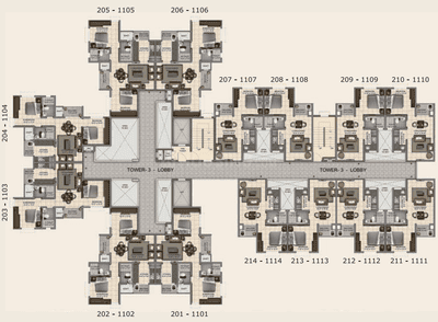 Project Image of 0.0 - 1106.0 Sq.ft 2.5 BHK Apartment for buy in Provident Capella