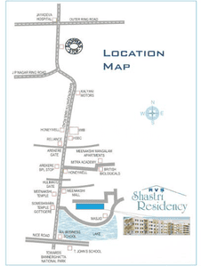 Project Image of 940.0 - 1520.0 Sq.ft 2 BHK Apartment for buy in RV RVS Shastri Residency