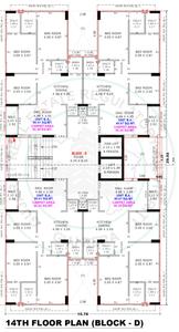 Project Image of 961.65 - 968.43 Sq.ft 3 BHK Apartment for buy in Eklingji Satvam