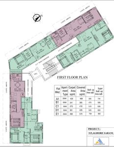 Project Image of 582.0 - 1131.0 Sq.ft 1 BHK Apartment for buy in Satish Apartment
