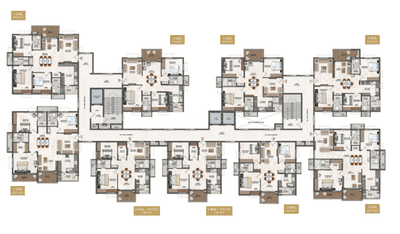Project Image of 1348.0 - 2139.0 Sq.ft 2 BHK Apartment for buy in Pavani Starlit