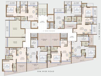 Project Image of 305.21 - 322.48 Sq.ft 1 BHK Apartment for buy in Neelkanth Rudra