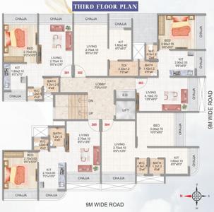 Project Image of 172.65 - 281.58 Sq.ft 1 RK Apartment for buy in Allyd Pearl
