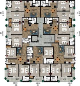 Project Image of 1020.0 - 1480.0 Sq.ft 2 BHK Builder Floor for buy in Stark Twin Chalet