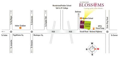 Project Image of 1020.0 - 1561.0 Sq.ft 2 BHK Apartment for buy in Supreme Blossoms