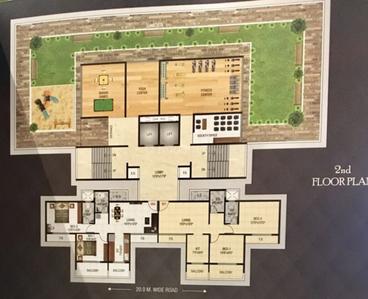 Project Image of 0.0 - 413.0 Sq.ft 2 BHK Apartment for buy in Sairama The Suites