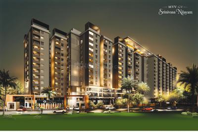 Project Image of 1125.0 - 1690.0 Sq.ft 2 BHK Apartment for buy in MVV And MK GV Srinivasa Nilayam