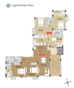 Project Image of 748.0 - 919.0 Sq.ft 2 BHK Apartment for buy in Ajmir Godhuli