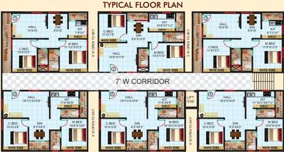 Project Image of 1180.0 - 1220.0 Sq.ft 2 BHK Apartment for buy in Surya Saketh Elite