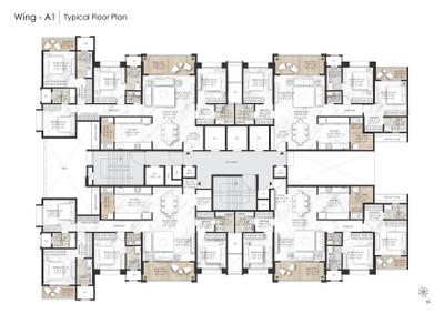 Project Image of 1519.0 - 1836.0 Sq.ft 3 BHK Apartment for buy in Nyati Evoque