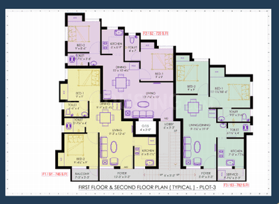 Project Image of 639.0 - 807.0 Sq.ft 2 BHK Apartment for buy in KEH Devas Forte