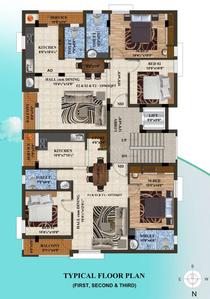 Project Image of 955.0 - 1096.0 Sq.ft 2 BHK Apartment for buy in SP Blossom 