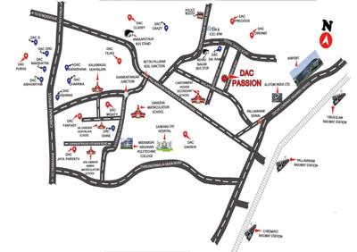 Project Image of 763.0 - 1078.0 Sq.ft 2 BHK Apartment for buy in DAC Passion