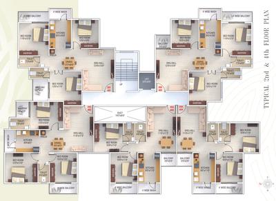 Project Image of 939.0 - 1323.0 Sq.ft 2 BHK Apartment for buy in Shree Gajanan Height